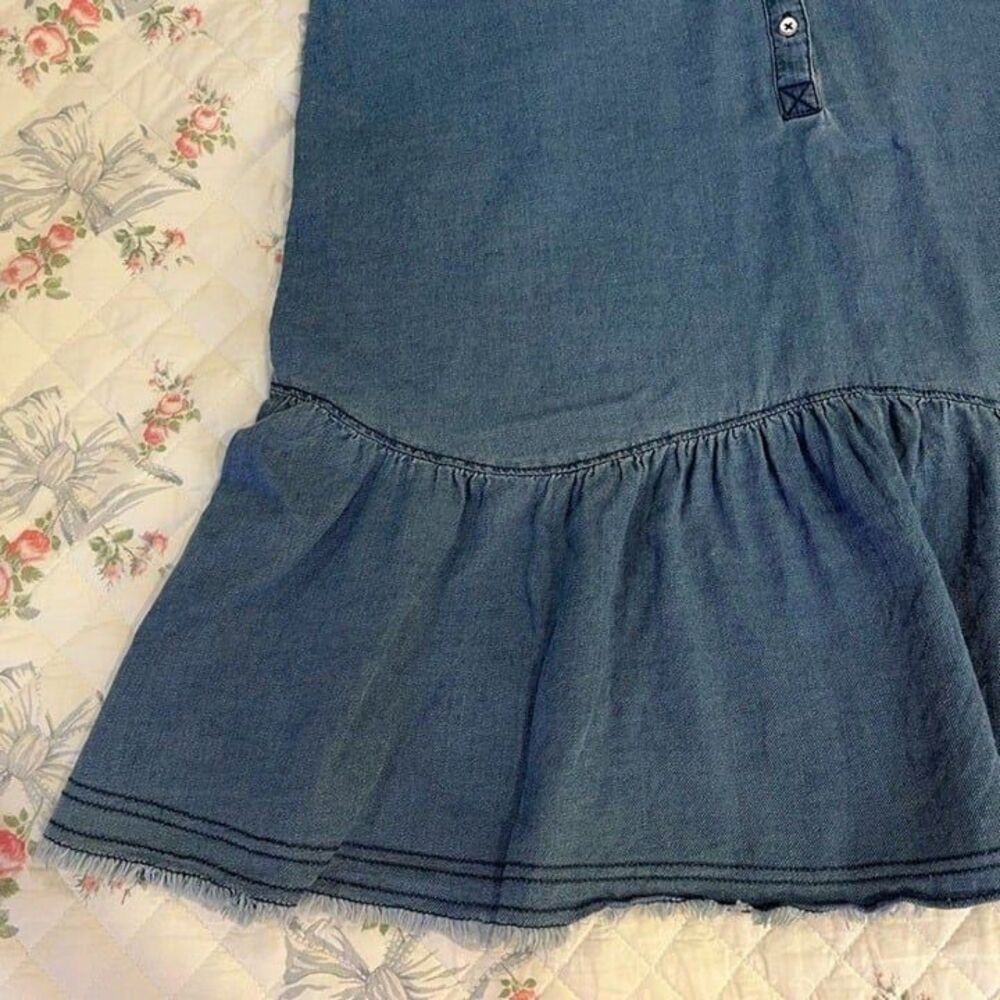 Pilcro Flounced Tunic Dress size Large Anthropologie - Picture 6 of 10